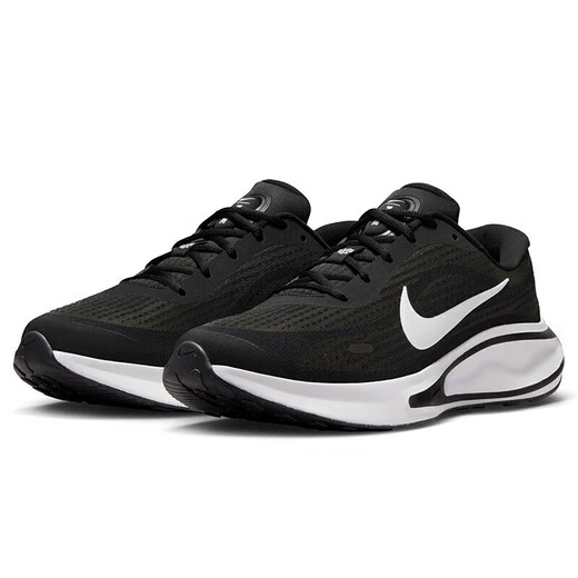 NIKE running shoes men's cushioning and breathable JOURNEY RUN sports shoes FN0228-001 black and white 41