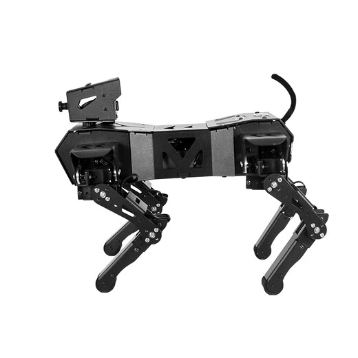 Little R à quatre pattes Bionic Machine Dog Ros Mécanique chien AI Visual Ros Raspberry Pi Voice Intelligent Scratch Graphical Arduino Intelligent Robot Python Programmation Graphical Programming Version
