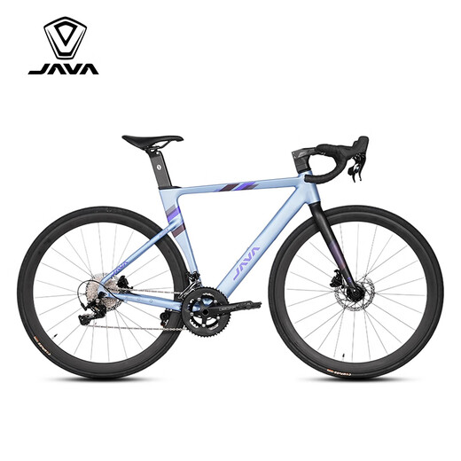 佳沃JAVA公路自行车铝合金公路车全油碟刹弯把单车御夫座AURIGA 黑绿色 XS（身高:150-168CM） 18变速（蓝图R5)