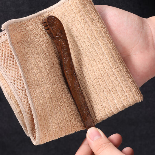 Baijie ebony tea clip, tea cup clip, tea set accessories, non-slip tea cup, tea tweezers, tea ceremony six gentlemen alloy tea clip