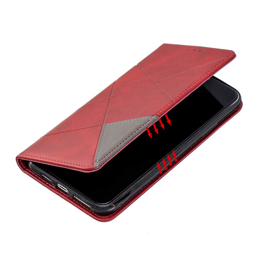 Vereinfachtes chinesisch 15 Pro Mobiltelefon Fall Xiaomi 15 Flip Leder Hülle Xiaomi 15 Wallet Card Protection Case Anti-Fall-Fall Männer-Frauen-Mobiltelefonhülle fünfzehn Xiaomi 15 Rote Hand Lanyard