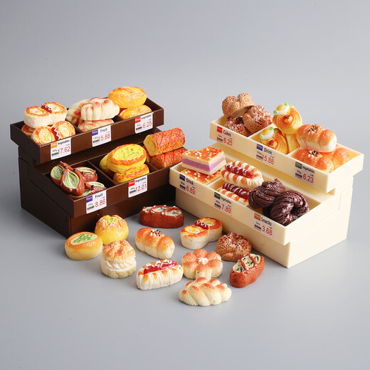 Xubeile mini mini ornements simulé jeu toys toys gâteau compteur de boulangerie snacks snacks house house supermarket cadeaux