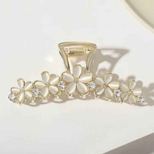 Chimera (CHIMERA) Elegant Flower Shark Clip Light Luxurious Clip Back of the Head Hair Clip Girl Birthday Gift