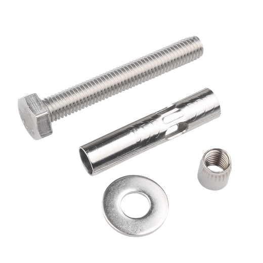 Guwanji (GUWANJI) conical hat type expansion bolt, external hexagonal internal expansion screw explosion, built-in tube expansion and explosion, carbon steel color zinc plated M8x70 60 pieces/pack