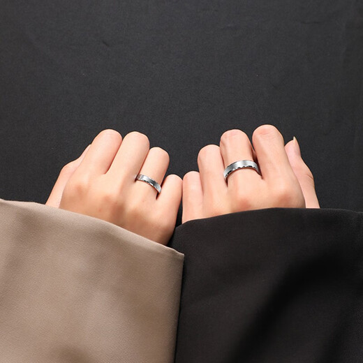 MZMZ platinum ring for men and women plain ring pt950 platinum fashion ring tail ring Valentine's Day birthday gift for girlfriend Light luxury men's ring width 5mm ring number remarks