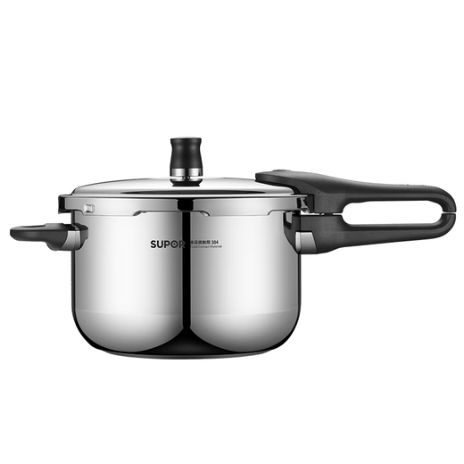 SUPOR pressure cooker gas 304 stainless steel pressure cooker household explosion-proof large capacity gas induction cooker universal diameter 20CM suitable for 2-4 people 20cm 4L