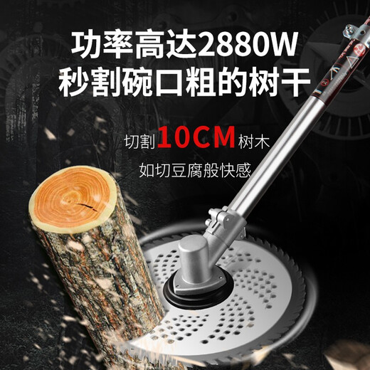 道什威尔（TOSRWELL）多功能家用电动割草机充电式大功率除草机锂电池打草机电动农具 高配款3880W+30A锂电池+礼包