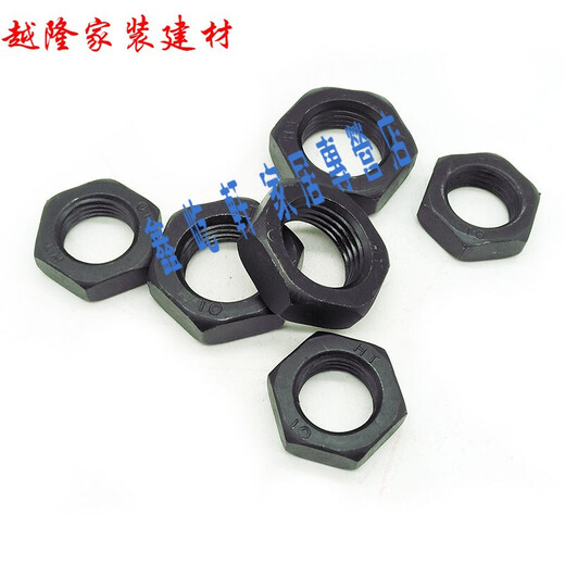 献瑜GB6173 10.9级细牙薄螺母 扁螺母 M10M12M16M20M24M30*1.25x1 M10*1(10只)