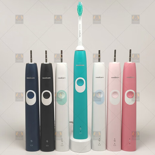 飞利浦新安怡Philips电动牙刷HX680 HX681成人通用声波电动牙刷HX680J主机手柄 飞利浦散装-681G套装-蓝 1支