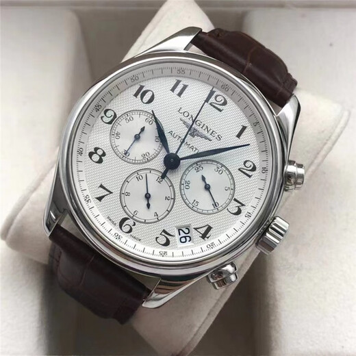 [Second-main 95 NOUVEAU] LONGINES FAMOING CRAFT Series 2.693.4.78.3 Montre de montre mécanique automatique pour hommes Watch célèbre de luxe 44 mm (pas d'attachement)