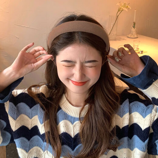 Xiangwan hairband hairpin sponge high skull headband women's retro French wide-brimmed headband crushed hairpin hair accessories hair accessories