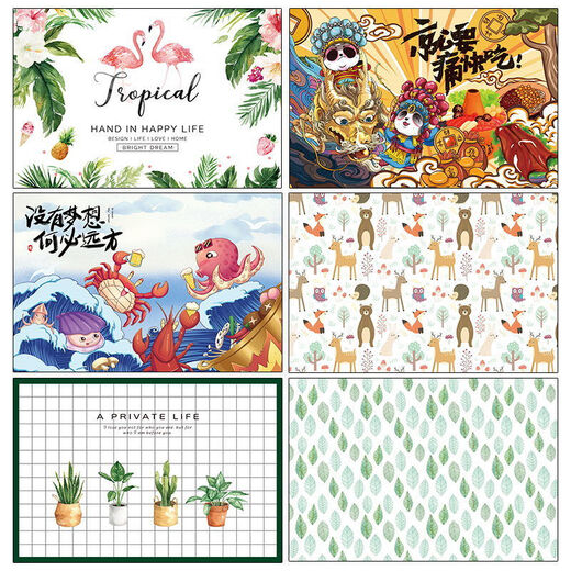 Disposable table mats, placemat paper, household Western-style Japanese-style placemats, ins-style Nordic table paper mats, takeout mats, custom-made quiet Zhiyuan 100 pieces