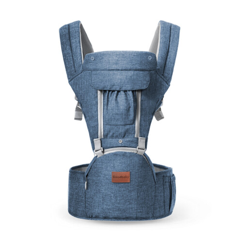 Goodbaby Baby Carrier Waist Stool Baby Cushion Artifact Cushion Baby Carrier Front Embrace Type All Seasons Breathable Denim Blue