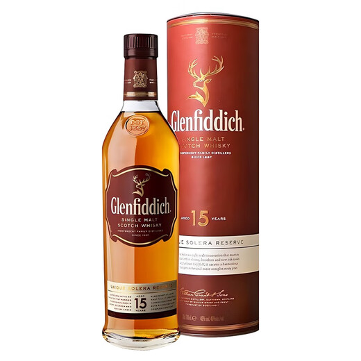 Glenfiddich Wine Односоколодовый шотландский виски за рубежом Glenfiddich 15 лет 700 мл