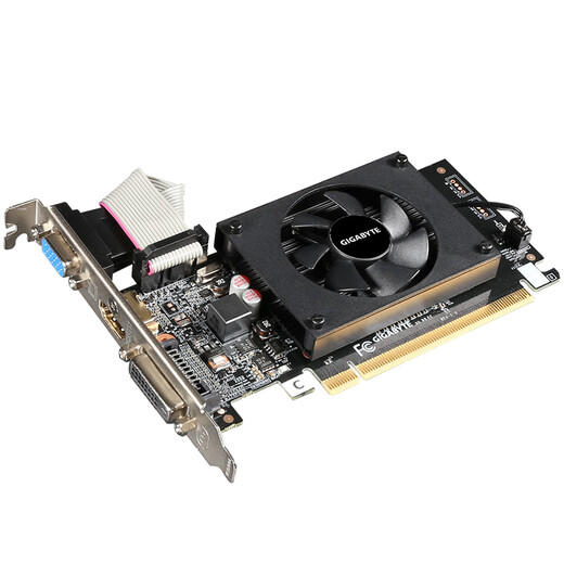 GIGABYTE GeForce GT 710 2G DDR3 graphics card half-height card design/durable design N710D3-2GL
