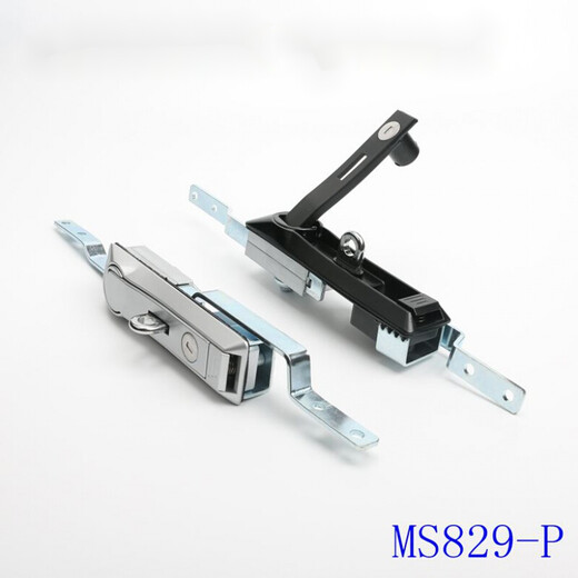 Dorf Beibei Haitan Kabinett Schloss MS828 Anschlussstange Lock Himmel und Erde Trolling Stange Lock MS829 Elektroschrank Tür Schloss MS460 Verbindungsstange Lock 829 Zinklegungsschloss schwarzer doppelseitiger Taste