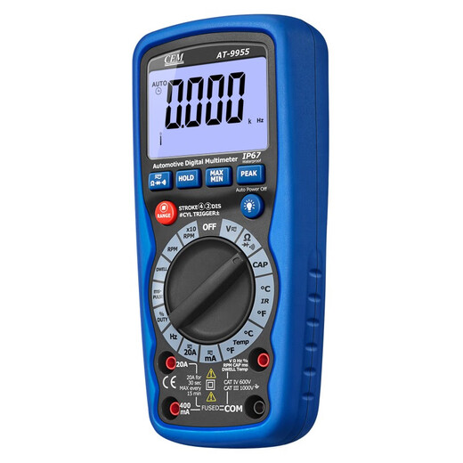 福禄克（FLUKE）CEM数字高精度万用表电工级家用表数显多用测试仪器 AT-9955 汽车表