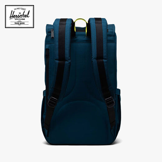 Herschel Canadian Hexing Classic Series Little America Backpack Pendler Computer Rucksack Sky Blue/Classic Black/Quick Yellow 30L [installiert mit 16-Zoll-Computer]