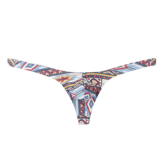 Please Confidential Shipping Sexy One-piece No-Take-Off Personalized Thong Comfortable and Breathable Men's Ethnic Style S Red