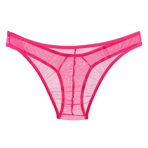 Ye zimei Männer Sex Unterwäsche Tanga-Männer ultradünne transparente Tüll sexy niedrige Taille u konvexe Perspektive Mesh T-Pants Purple All Size