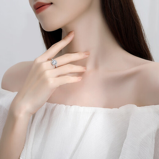 FJYa Princess Square D Color Moissanite Ring Women's Wedding Ring Engraved Birthday Gift for Girlfriend Princess Square Moissanite Diamond Ring 1 carat - same day/next day delivery live - adjustable