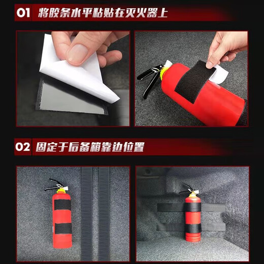 手提式干粉灭火器4kg车载商店用家用12358公斤国标消防箱套装器材 泡沫灭火器500ml