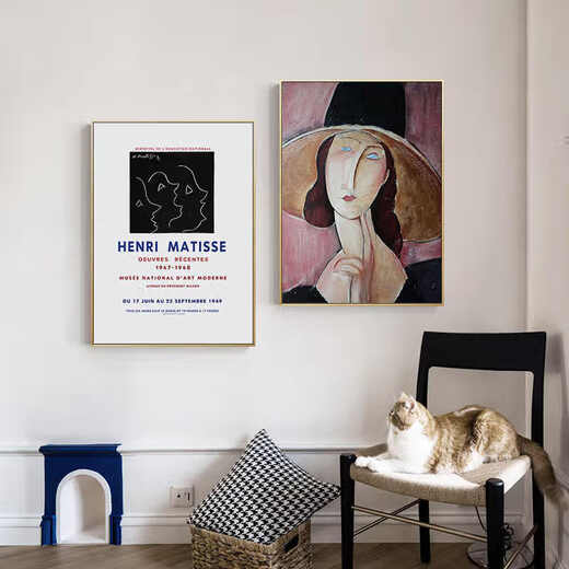 Las pinturas de fama mundial de las pinturas decorativas de Matisse brutalista de la sala de estar dormitorio de comedor Mural Nordic Art Nicho Hanging Paintings JD15939 Matisse Series 70*100cm