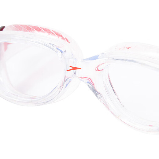 Speedo classic Futura children's swimming goggles 10-15 years old, anti-fog, soft, comfortable and universal, transparent/red