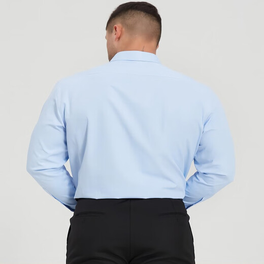 DIBINZE Camisa blanca de gran tamaño Hombres Manaje largo