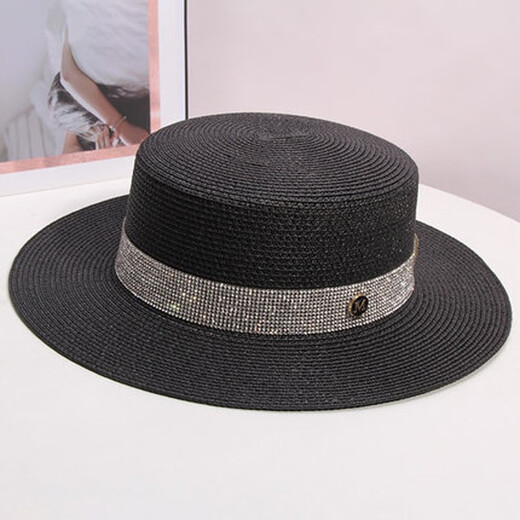 Fangchi Sun Hat Perle Plat Top Paille Girl Girl Elegant Spring and Summer Travel Sun Protection Sun Foot Fashion Summer Polvyle Repre