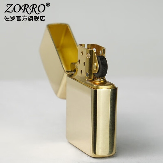 Zorro Zorro windproof kerosene lighter for men thickened original copper light plate movement 902S creative boyfriend gift Thickened original copper light plate Z902S/upgrade official second generation