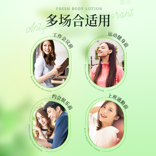 Beijing Tongrentang Fresh Deodorant Spray for Inner Courtyard, Non-body Odor, Special for Men and Women, Non-Deodorant, Antiperspirant and Underarm Odor, 60ml, 2 Bottles, Periodic Pack, Root Purifying Odor