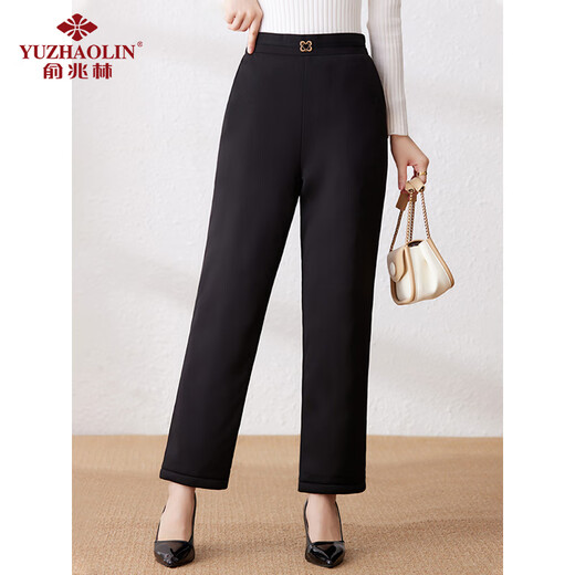 Yu Zhaolin middle-aged and elderly women's winter 90 white duck down down pants mom plus down pants grandma warm pants Y244K3020
