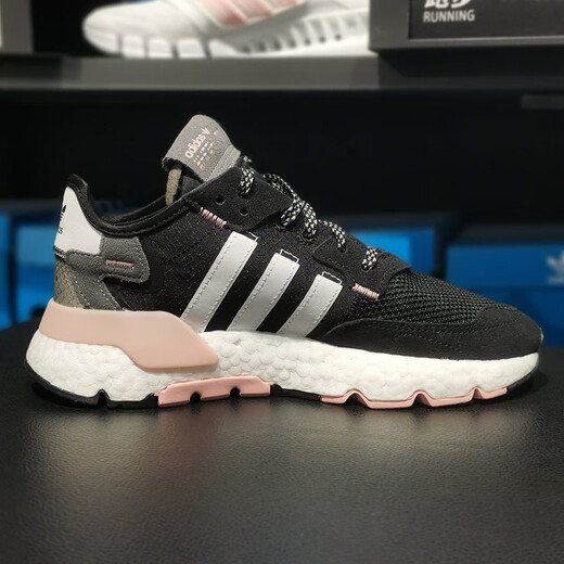 Adidas Frauenschuhe Frühling Neue Sportschuhe Clover Retro Daddy Schuhe Boost Polishing atmable Laufschuhe Fv3880/Black Pink 39