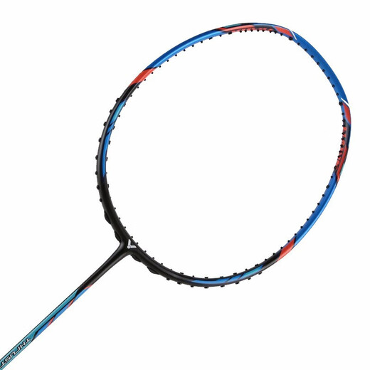 威克多羽毛球拍全碳素进阶单拍TK-ONIGIRI维轻量耐打高磅小隼TK30 TK-HAWK小隼4u蓝色(穿线+手胶