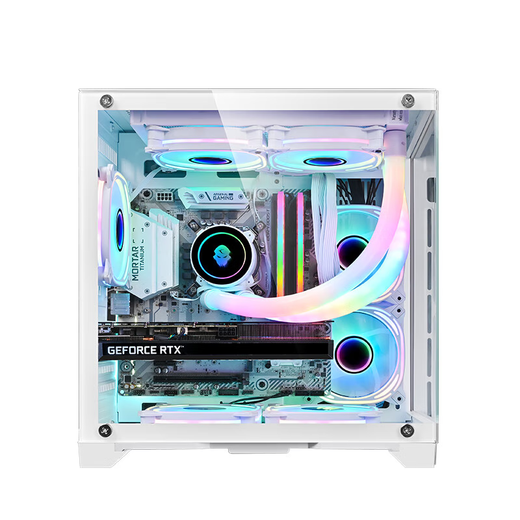 Jingyue X99 computer desktop game multi-open host 18-core GTX1060/RTX3060 chicken game multi-open simulator design rendering desktop DIY computer host with an X99/2673V3/GTX730/16G