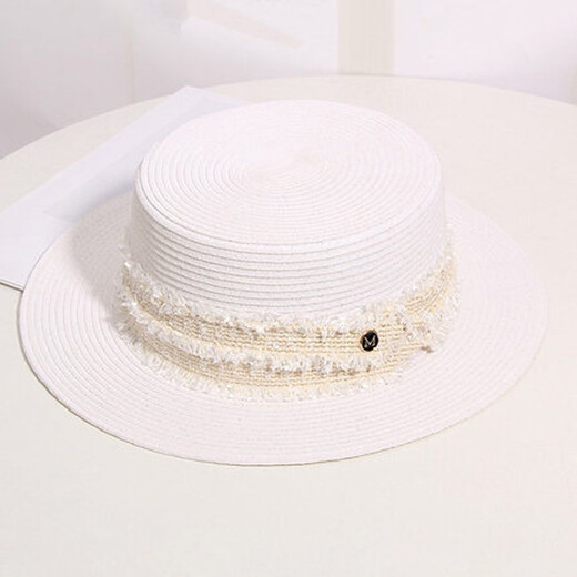 Fangchi Sun Hat Perle Plat Top Paille Girl Girl Elegant Spring and Summer Travel Sun Protection Sun Foot Fashion Summer Polvyle Repre
