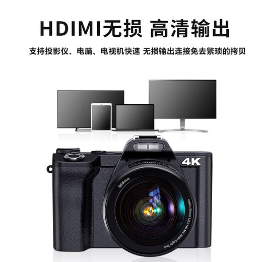 SONGDIAN DC201 Digital Camera Card Camera Micro Single Small Fool Entry Level Student Home HD 128G Fill Light Set [Memory + Fill Light + Host] Standard