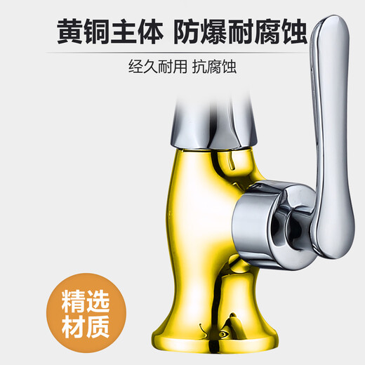 恒洁（HEGII）不锈钢单冷厨房水龙头 360度可旋转洗菜盆龙头水槽单冷龙头 升级款304单冷龙头 CV1365