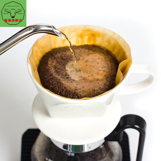 Coffee filter paper fan-shaped coffee filter paper fan-shaped filter paper American drip coffee machine hand-pour filter paper 102 unbleached 100 pieces No. 102 natural color filter paper (transparent bag