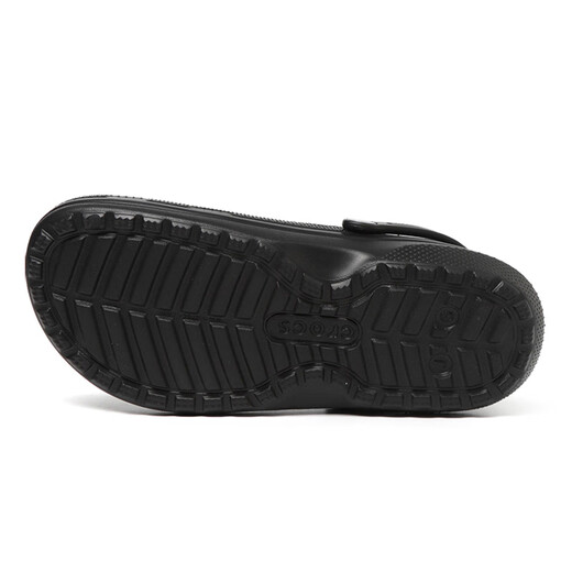 
crocs Crocs children's shoes New warm hole shoes Comfortable home winter cotton slippers 207010_060 Black 33-34 Inner length is about 208mm