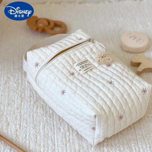 迪士尼（Disney）吸奶器收纳包韩系妈咪包便携出行母婴包手提包婴儿尿布奶瓶妈妈包 小熊
