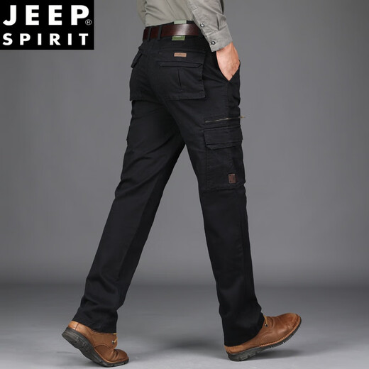 Jeep Spirit Down Pants de trabajo Hombres de trabajo Multi-bala al aire libre Desmontaje Desmontaje Térmico Termal Algodón Blanco Algodón Alto Tamaño extendido Gran tamaño y mediana edad 9923 Velvet de ganso caqui (necesita tomar una talla más grande) 30 /2.3 pies Circune de cintura