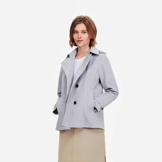 AIGLE Chaqueta cortavientos AIGLE mujer GORE-TEX cortavientos, impermeable y transpirable clásico gris violeta BA926 S 36 (160/84A)