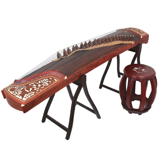 
Dunhuang brand guzheng 696D double crane Chaoyang beginner performance grading examination zheng national musical instrument factory 694DQ double crane Chaoyang (full set of gift packs)