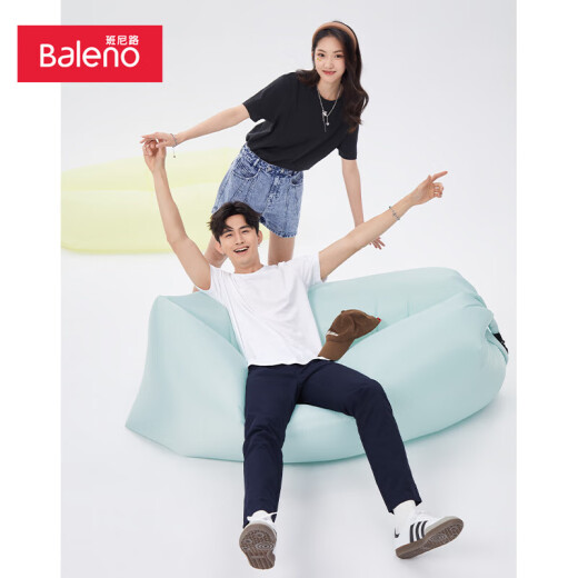 Baleno round neck solid color thin breathable loose couple versatile T-shirt 8890228401W white M