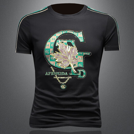T-shirt à manches courtes à manches courtes à manches courtes de M. Guan