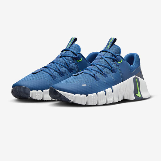 Nike (NIKE) men's sports shoes Free Metcon 5 lightweight, breathable, non-slip, wear-resistant, comfortable and breathable training shoes DV3949-401 Thunder Blue Standard 38.5/US6