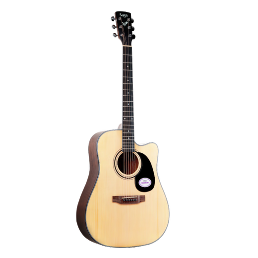 
Saga (SAGA) SF600 Folk Guitar Beginner Electric Box Guitar Introduction to Men and Women's Special Acoustic Guitar Intelligence Bureau SA600C/40 inch/A barrel/log