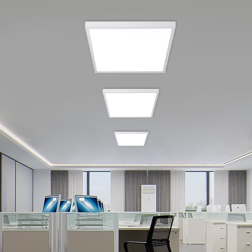 Deng Ling led surface mounted panel light ceiling flat lamp square office light surface mounted 30*30cm white light 20W